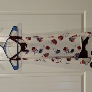 Maurice's Racer Tank floral blouse size one